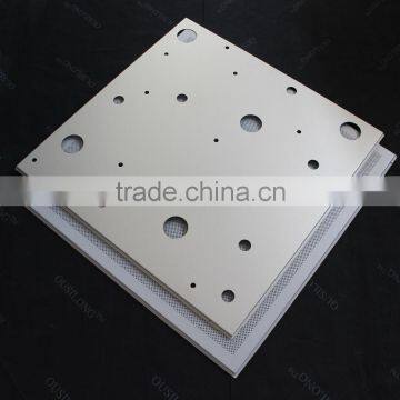 Waterproofing 600x600mm Perforated Decorative Acoustic Aluminum/Metal Ceiling tiles