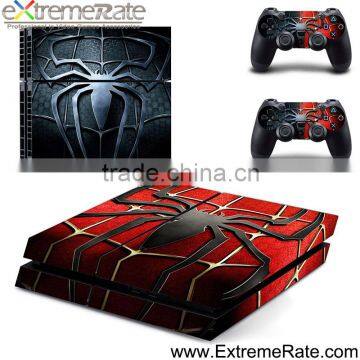 Skin sticker for Sony Playstation 4 console cover 2 controller skins for PS4 sticker spiderman