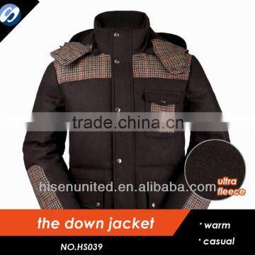 Brown Down Jacket for Men