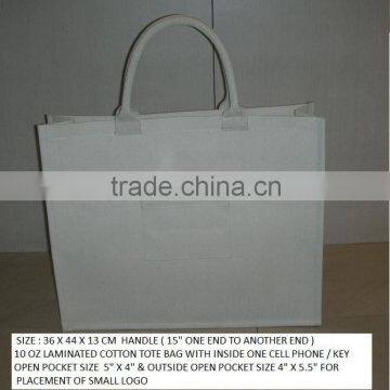 Laminated Cotton Tote Bag