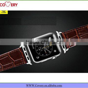 Crocodile Genuine Leather Band With Adapter for Apple Watch