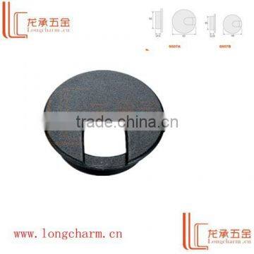 black color 60mm cable hole cover/ cable grommet/desk grommet