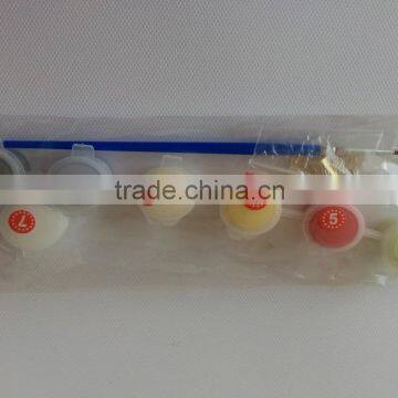 wholesale acrylic paint/5ml 6-strip Pots water color