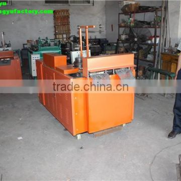 Machine for making mesh scourers ,from wire to scourer