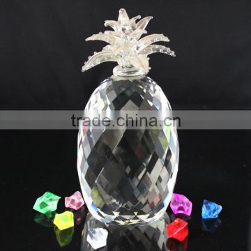 crystal pineapple home decoration