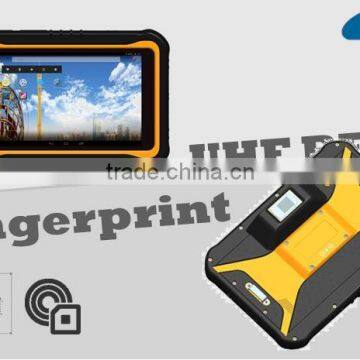 Android rugged 3G NFC RFID fingerprint reader tablet PC with free SDK