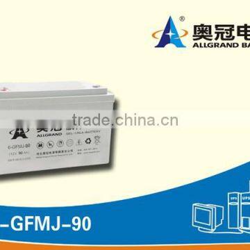 12V90ah rechargeable battery for UPS