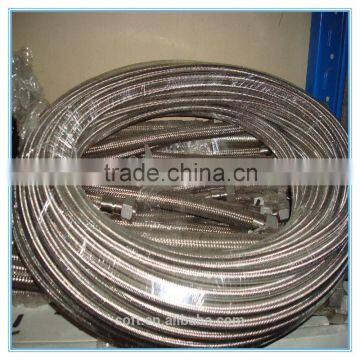 SAE100 R14 stainless steel braided PTFE hose / Teflon hose