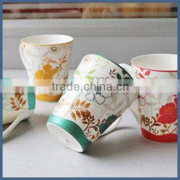 Colorful fancy corporat gift ceramic coffee mugs wholesale