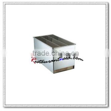 U162 3 Compartments Stainless Steel Knife Rack