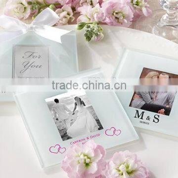 Forever Photo Frosted Glass Coasters