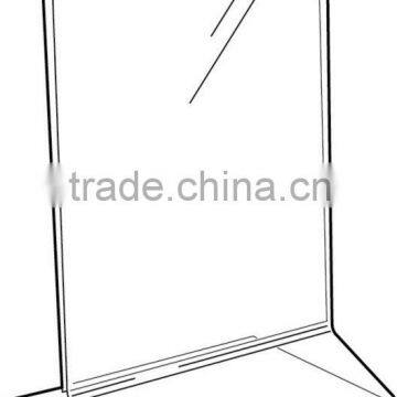 acrylic double sides menu holder or menu or menu display or menu stand