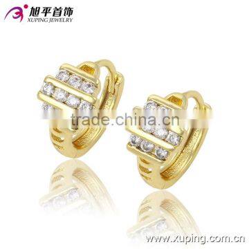 latest 14k gold plated earrings jewelry wholesale fashion earrings for 1 dollar