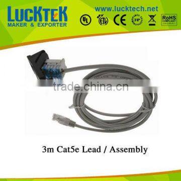 CAT.5e UTP PATCH LEAD WITH KEYSTONE JACK