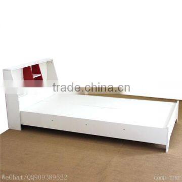 wooden grain melmained MDF cheap Modern large simple Modern used bed                        
                                                Quality Choice