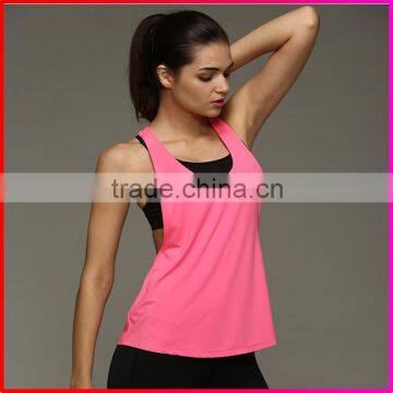 Sport Sleeveless Loose Gym Fitness tank tops vest for women                        
                                                Quality Choice