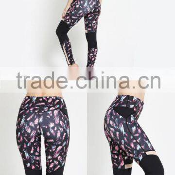 Colorful Sublimation Fitness workout leggings tight women jogging pants yoga pants                        
                                                                                Supplier's Choice