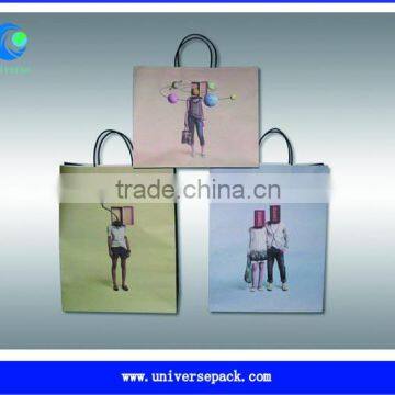 Market Clothes Paper Bag Custom Personalized Design Painted Wholesale Bags