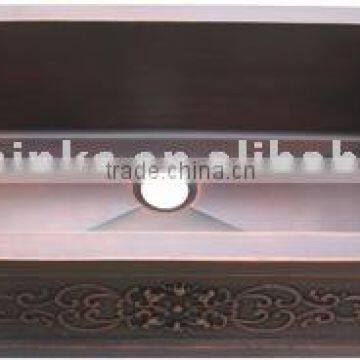 farmhouse copper sinks