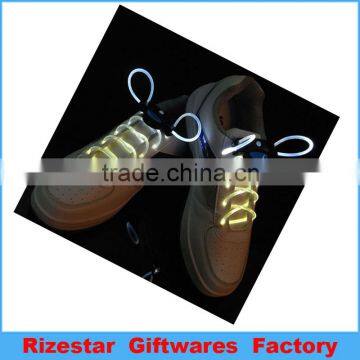 Beautiful bright color led shoelaces with battrey