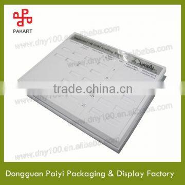 Top-grade latest simple design wooden jewelry display for rings