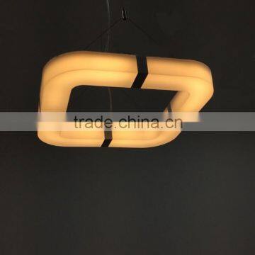 TIWIN High Quality 28w 100-240V HEXI Series Fashion Simple Design Cool White Led Pendant Lights for Home Dining Room photo-3