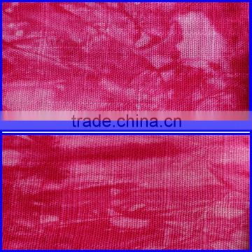 plian woven cotton linen wholesale pure tie dye linen fabric