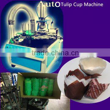 Flower shape paper cup machine