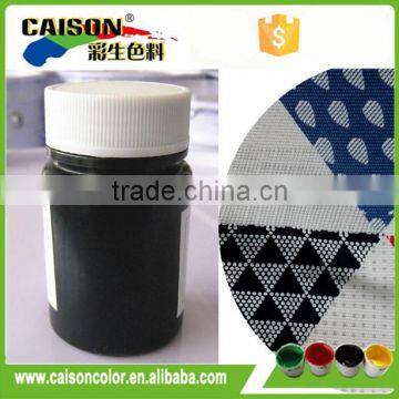 Black pigment color paste for polyester printing