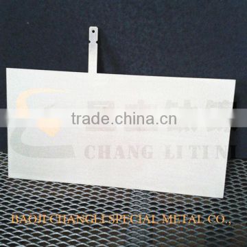 platinium plated titanium anode for metal electrowinning