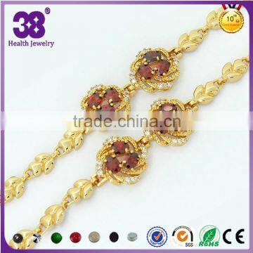 Girls Multiple choice Hand Chain with Magnet Copper Colorful Bracelet