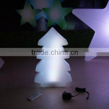 2015 high quality Color Plastic Christmas Tree Lamp For Christmas