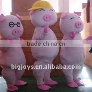 Mascot Costume Pink lovely Pig