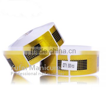 Paper tray nail forms in roll with good quality