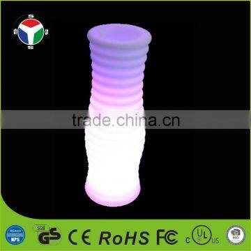 LED Color Changing Decoration Waterproof Plastic Round Flower Pot photo-2