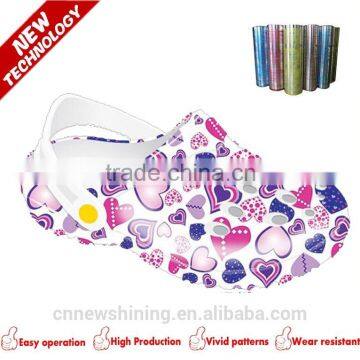 Heart Design Heat Print Film For Shoes photo-4