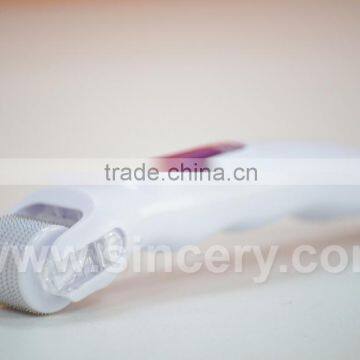 new design photon led derma roller with vibration photon led light