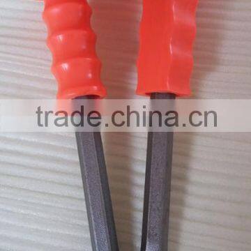 good quality of cold chisel with rubber handle 10"*16 -104