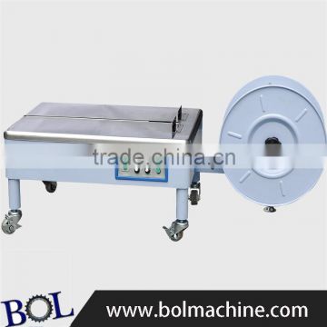 Semi automatic plastic fusion strapping machine for carton packing China