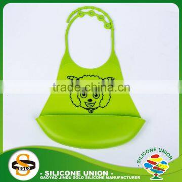 custom baby bib silicone cute design silicone baby bib plastic bib modern bib