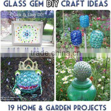 DIY Flat Bottom Glass Gems Vase Filler