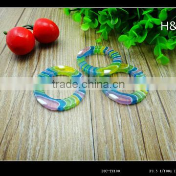 fashion ring shape resin button