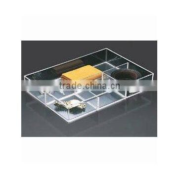 4-Compartment Acrylic Accessory Tray