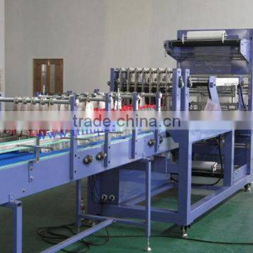 new condition semi automatic pet bottle pe film heat tunnel sleeve shrink wrapping machine price for shrink packing machine