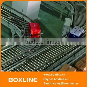 Carbon steel cartons roller conveyor