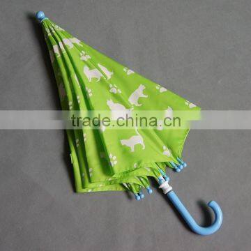 2015 fashionable color change child umbrella new products on china market