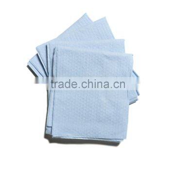 blue color jacquard nonwoven disposable hand towel