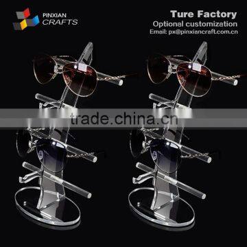 Factory Acrylic sun glasses exhibition shelf high-grade glasses display rack wall mounted acrylic glasses holder