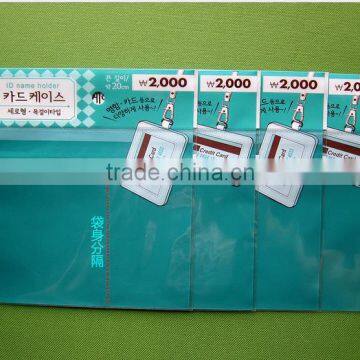 Colorful custom bottom open self adhesive bag multifunction