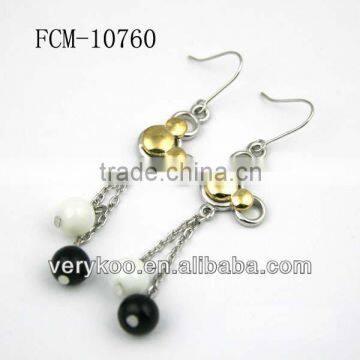 Popular items for wholesale beautiful mickey mouse dangle earring(FCM-10760)